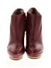 Vince Camuto Burgundy Ankle Boots Size 8 - photo 2