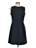 Lands' End Solid Black Casual Dress Size 10 (petite) - photo 1