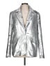 Forever 21 100% Polyester Metallic Silver Blazer Size L - photo 1