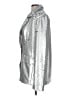 Forever 21 100% Polyester Metallic Silver Blazer Size L - photo 5