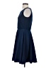 Cremieux 100% Polyester Solid Blue Casual Dress Size 2 - photo 5