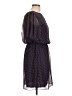En Focus Studio 100% Polyester Polka Dots Blue Casual Dress Size 10 - photo 4