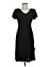 DressBarn 100% Polyester Solid Black Cocktail Dress Size 6 - photo 1