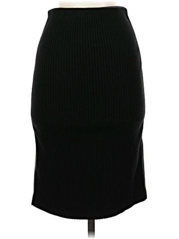 Theory Faux Leather Skirt (view 2)