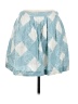 Boden 100% Linen Argyle Blue Casual Skirt Size 6R - photo 1