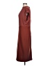 Express 100% Polyester Solid Burgundy Cocktail Dress Size L - photo 5