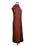 Express 100% Polyester Solid Burgundy Cocktail Dress Size L - photo 4