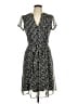 MSK 100% Polyester Paisley Gray Casual Dress Size 10 - photo 1