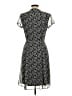 MSK 100% Polyester Paisley Gray Casual Dress Size 10 - photo 2