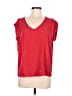Violet & Claire 100% Polyester Red Short Sleeve Top Size M - photo 1