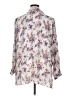 Joan Rivers 100% Polyester Floral Ivory 3/4 Sleeve Blouse Size 1X - photo 2