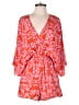 BOND 73 100% Rayon Paisley Orange Romper Size S - photo 1