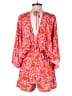 BOND 73 100% Rayon Paisley Orange Romper Size S - photo 2