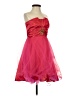Masquerade 100% Polyester Hearts Red Cocktail Dress Size 5 - 6 - photo 1