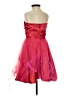 Masquerade 100% Polyester Hearts Red Cocktail Dress Size 5 - 6 - photo 2