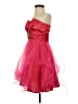 Masquerade 100% Polyester Hearts Red Cocktail Dress Size 5 - 6 - photo 5