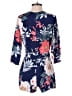 Yumi Kim 100% Polyester Floral Blue Romper Size S - photo 2