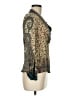 ETRO 100% Silk Green Long Sleeve Silk Top Size EU (IT) 42 / US 6 - photo 4