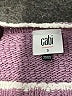 CAbi 100% Cotton Stripes Purple Pullover Sweater Size S - photo 7