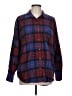 Levi's Plaid Burgundy Long Sleeve Button-Down Shirt Size L - photo 1