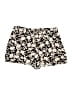 Express 100% Rayon Floral Ivory Shorts Size L - photo 1