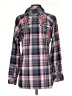 Tolani Plaid Gray Long Sleeve Button-Down Shirt Size S - photo 2