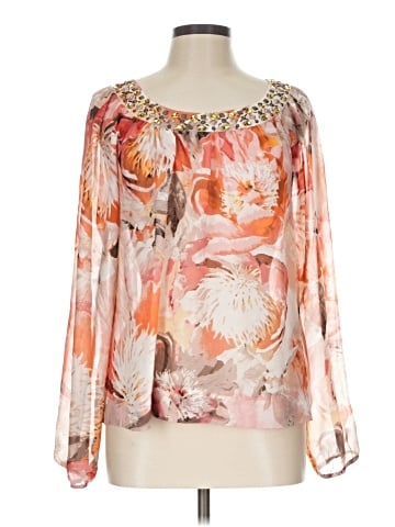 Jennifer Lopez Long Sleeve Blouse (view 1)