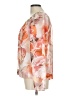 Jennifer Lopez 100% Polyester Orange Long Sleeve Blouse Size L - photo 5