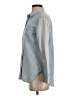 Levi's Chevron-herringbone Blue Long Sleeve Button-Down Shirt Size S - photo 5