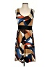 MICHAEL Michael Kors Graphic Brown Casual Dress Size S - photo 1