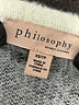 Philosophy Republic Clothing Floral Silver Pullover Sweater Size XS - photo 7