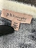 Philosophy Republic Clothing Floral Silver Pullover Sweater Size XS - photo 8