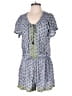 Lilka 100% Rayon Paisley Blue Romper Size M - photo 1
