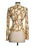 Parker 100% Polyester Gold Long Sleeve Blouse Size XS - photo 2
