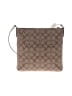 Coach Print Tan Gray Leather Crossbody Bag One size - photo 3