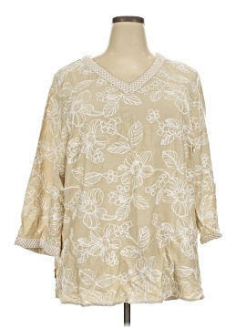 Alfred Dunner 3/4 Sleeve Blouse