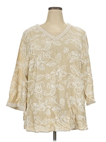 Alfred Dunner 3/4 Sleeve Blouse (view 1)