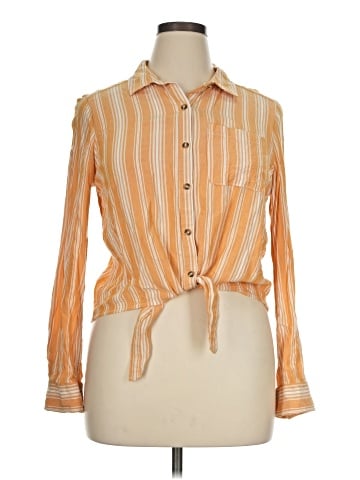 Aeropostale Long Sleeve Blouse (view 1)