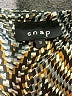 Snap Brown 3/4 Sleeve Top Size S - photo 7