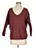 Free People Burgundy Pullover Sweater Size XS - photo 1