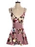 Aqua Floral Pink Cocktail Dress Size S - photo 1