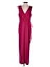 Connected Apparel Burgundy Cocktail Dress Size 8 (petite) - photo 1