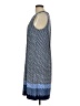 Perceptions Print Blue Casual Dress Size L - photo 5
