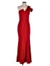 Betsy & Adam Red Cocktail Dress Size 8 - photo 1
