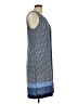 Perceptions Print Blue Casual Dress Size L - photo 4