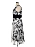 Connected Apparel 100% Polyester Floral Silver Gray Cocktail Dress Size 14 - photo 5