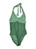 Cupshe Solid Green One Piece Swimsuit Size M - photo 1