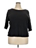 Cherokee Black 3/4 Sleeve Top Size 2X - photo 1
