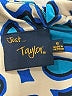 Just... Taylor Print Blue Casual Dress Size 6 - photo 7