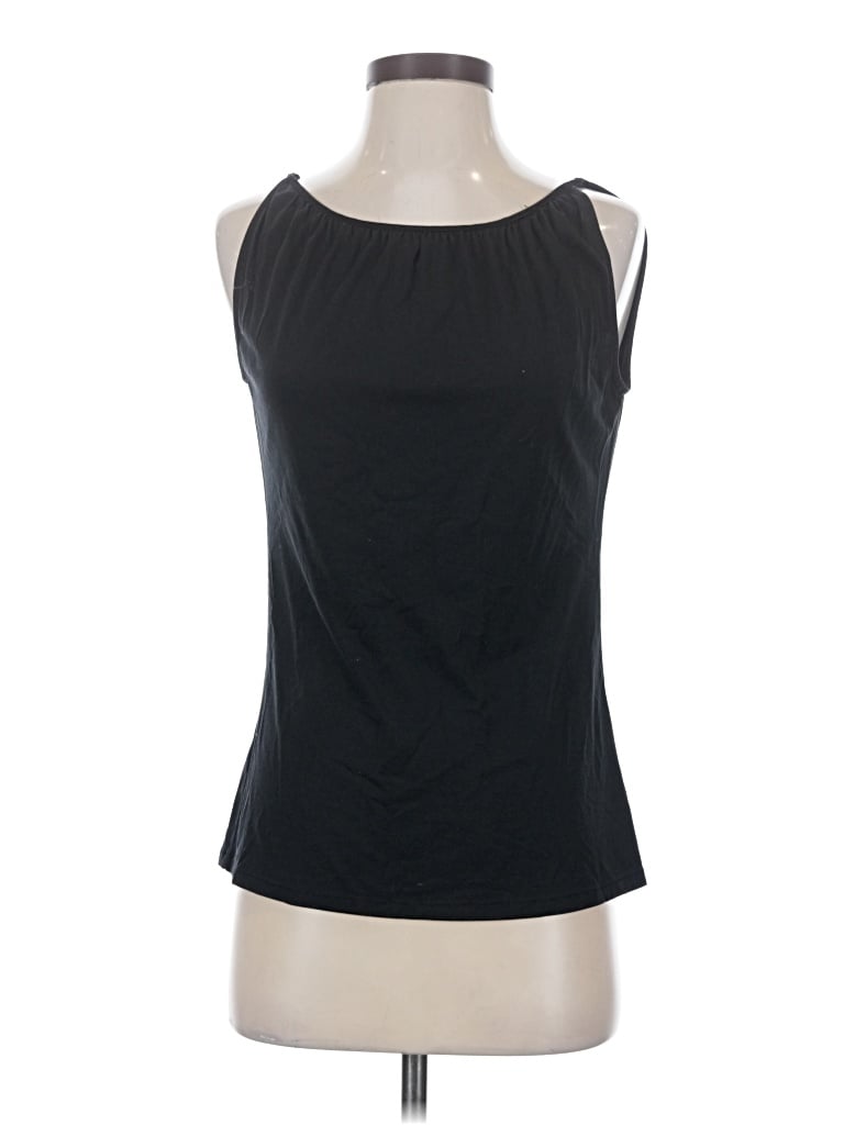Pre-owned Massimo Dutti Sleeveless T-shirt In Black